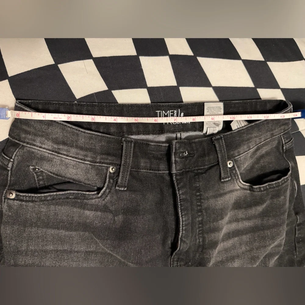 Time and Tru Women's Dark Gray Skinny Jeans - Picture 5 of 5